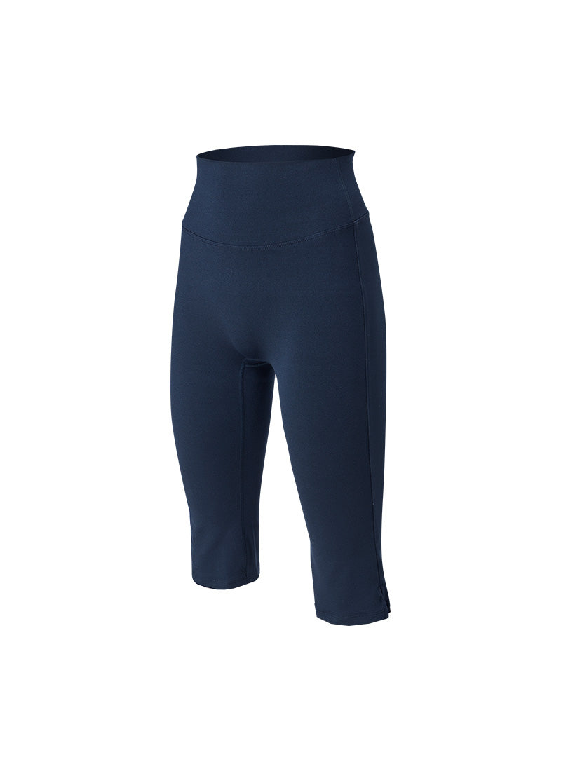 Comfort Fine Capri Leggings - Edge Navy