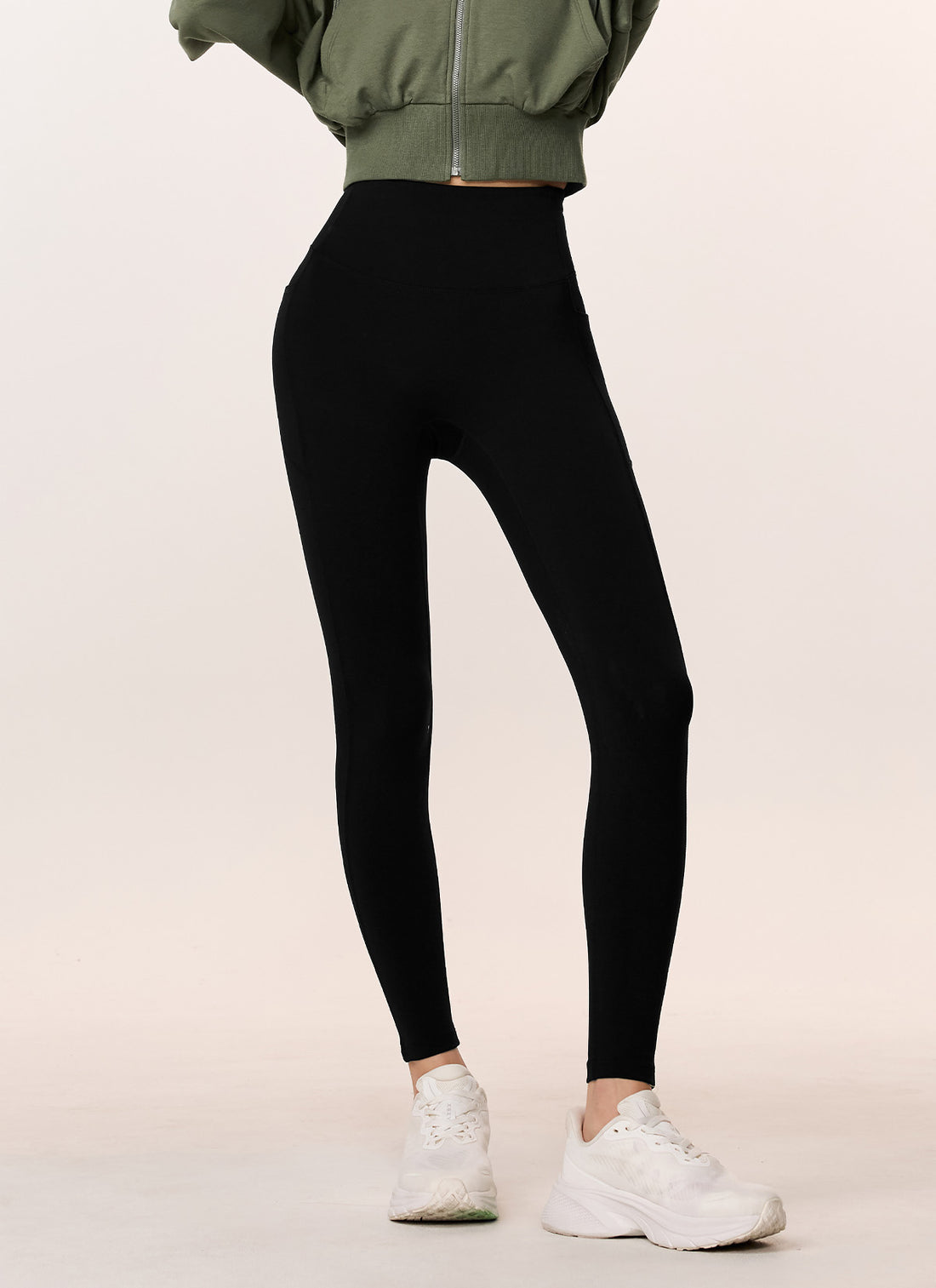 Black Label Signature 380N Pocket Leggings - Black