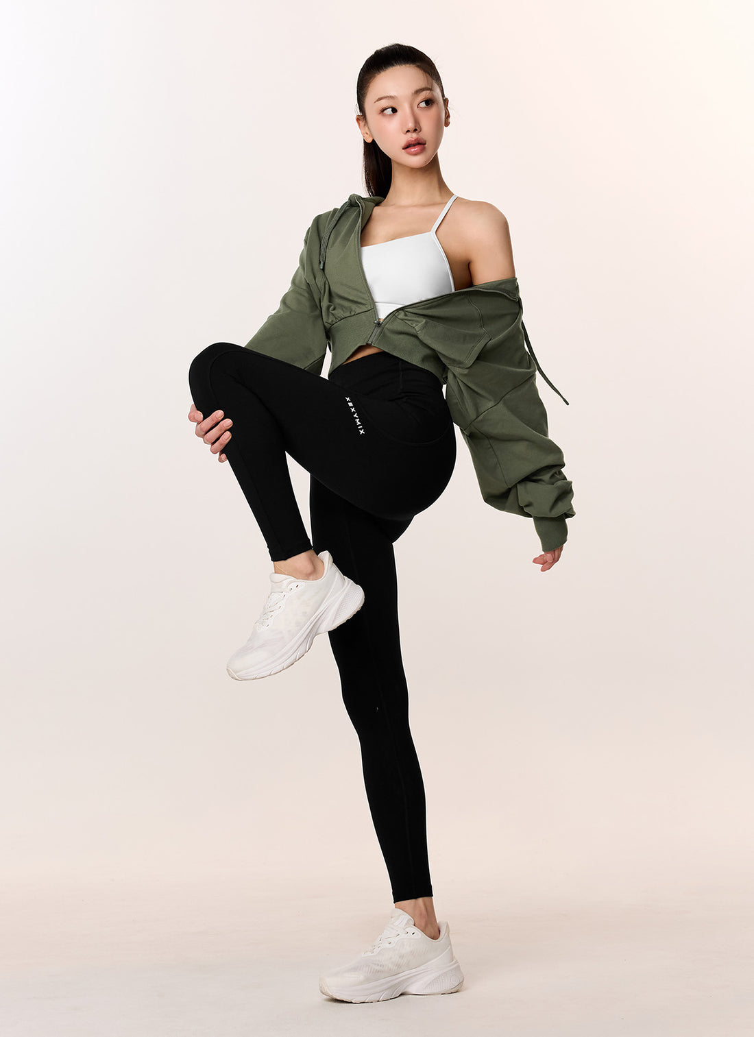 Black Label Signature 380N Pocket Leggings - Black