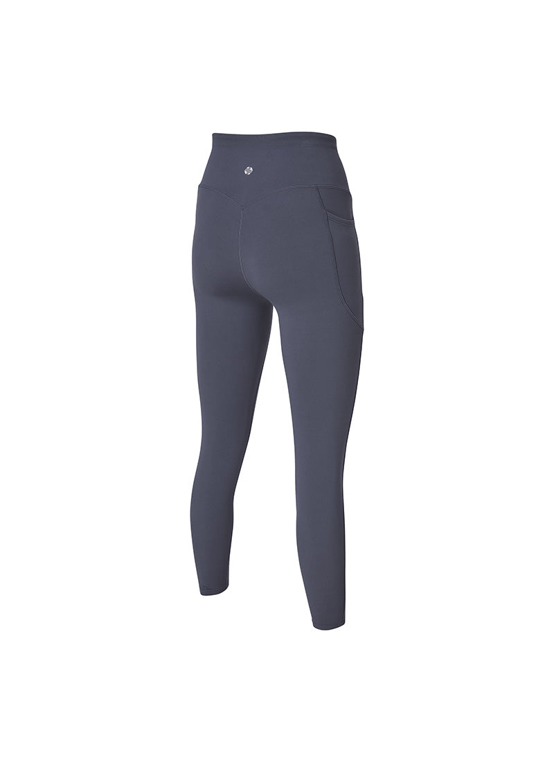 Black Label Signature 380N Pocket Leggings - Silver Edge Gray
