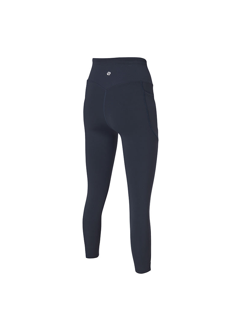Black Label Signature 380N Pocket Leggings - Blanc Navy