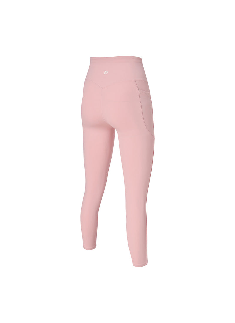 Black Label Signature 380N Pocket Leggings - Blushing Rose