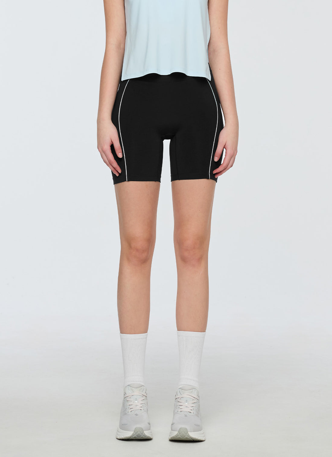 RX Comfort Fine Reflective Piping Leggings 3.5 - Black