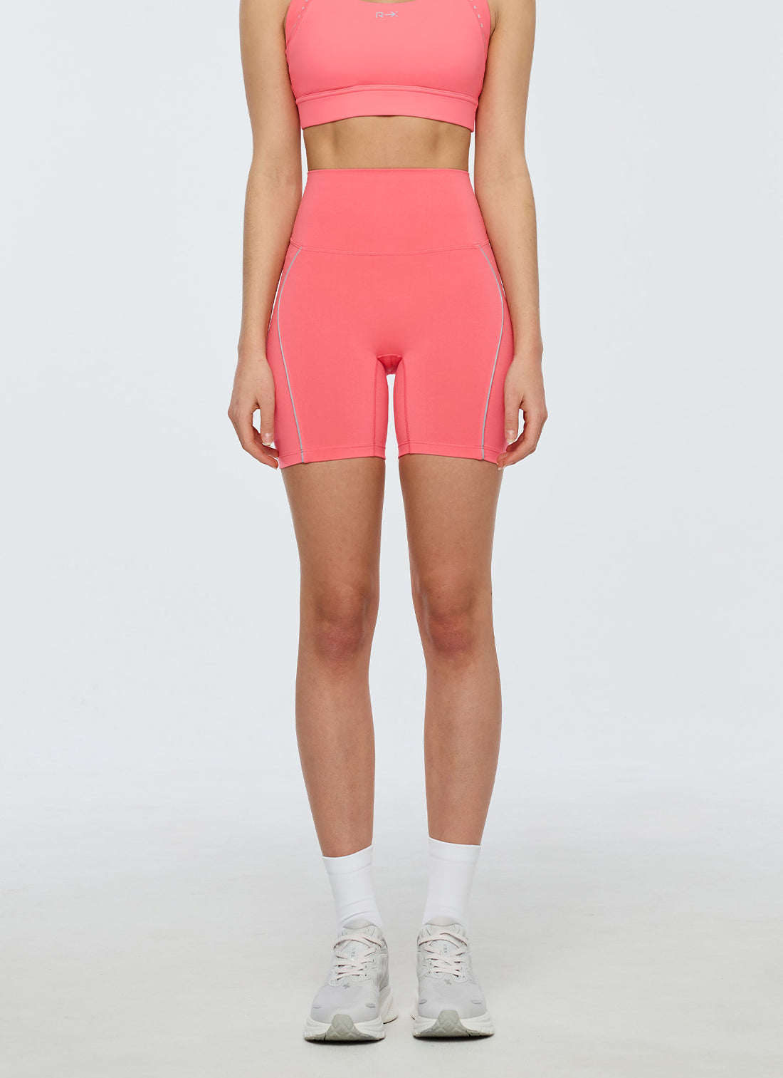 RX Comfort Fine Reflective Piping Leggings 3.5 - Glow Coral