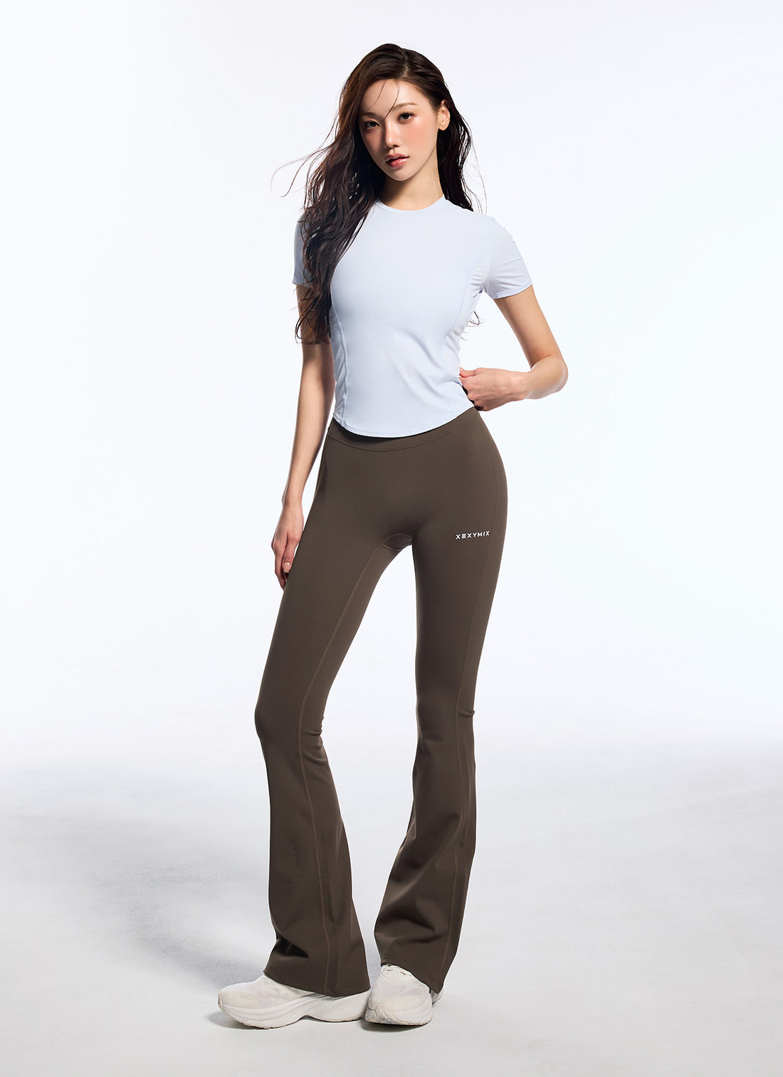 Black Label Signature 360N Boots Cut Leggings - Cocoa Breeze