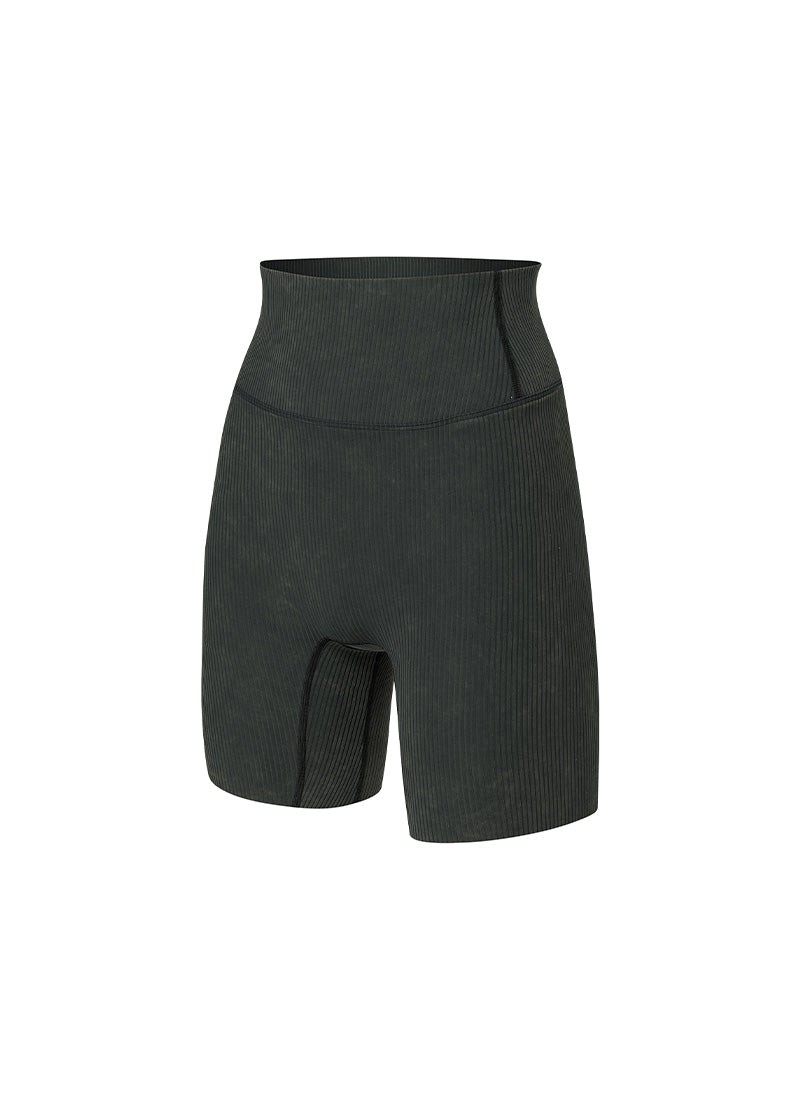 Washing Ribbed Leggings 3.5 - Washing Yellow Black