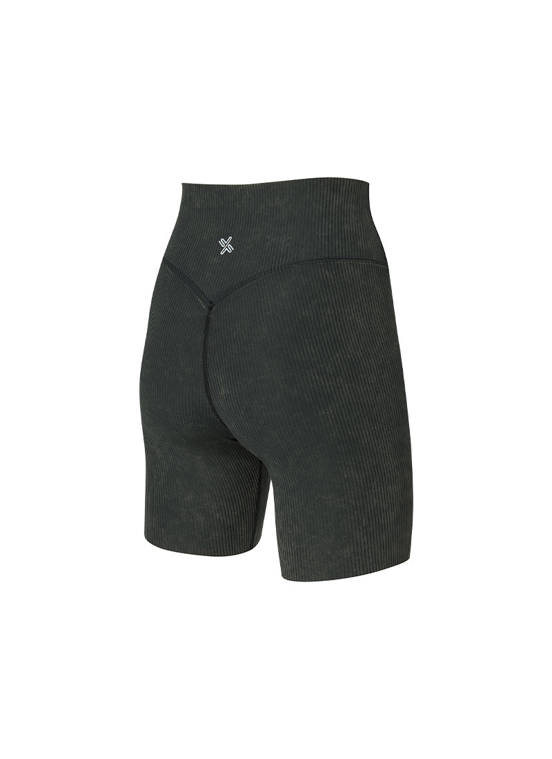 Washing Ribbed Leggings 3.5 - Washing Yellow Black
