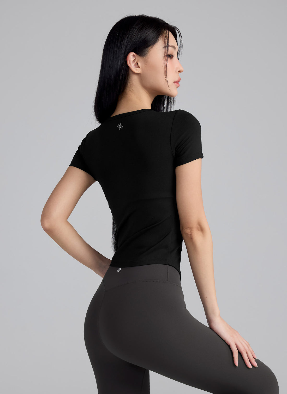 All-in-One In-Pad Short Sleeve - Black