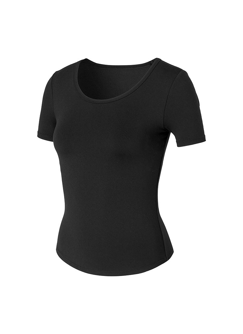 All-in-One In-Pad Short Sleeve - Black