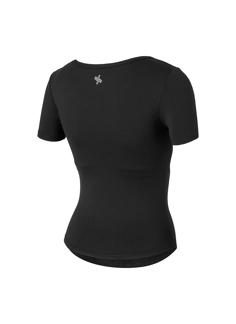 All-in-One In-Pad Short Sleeve - Black