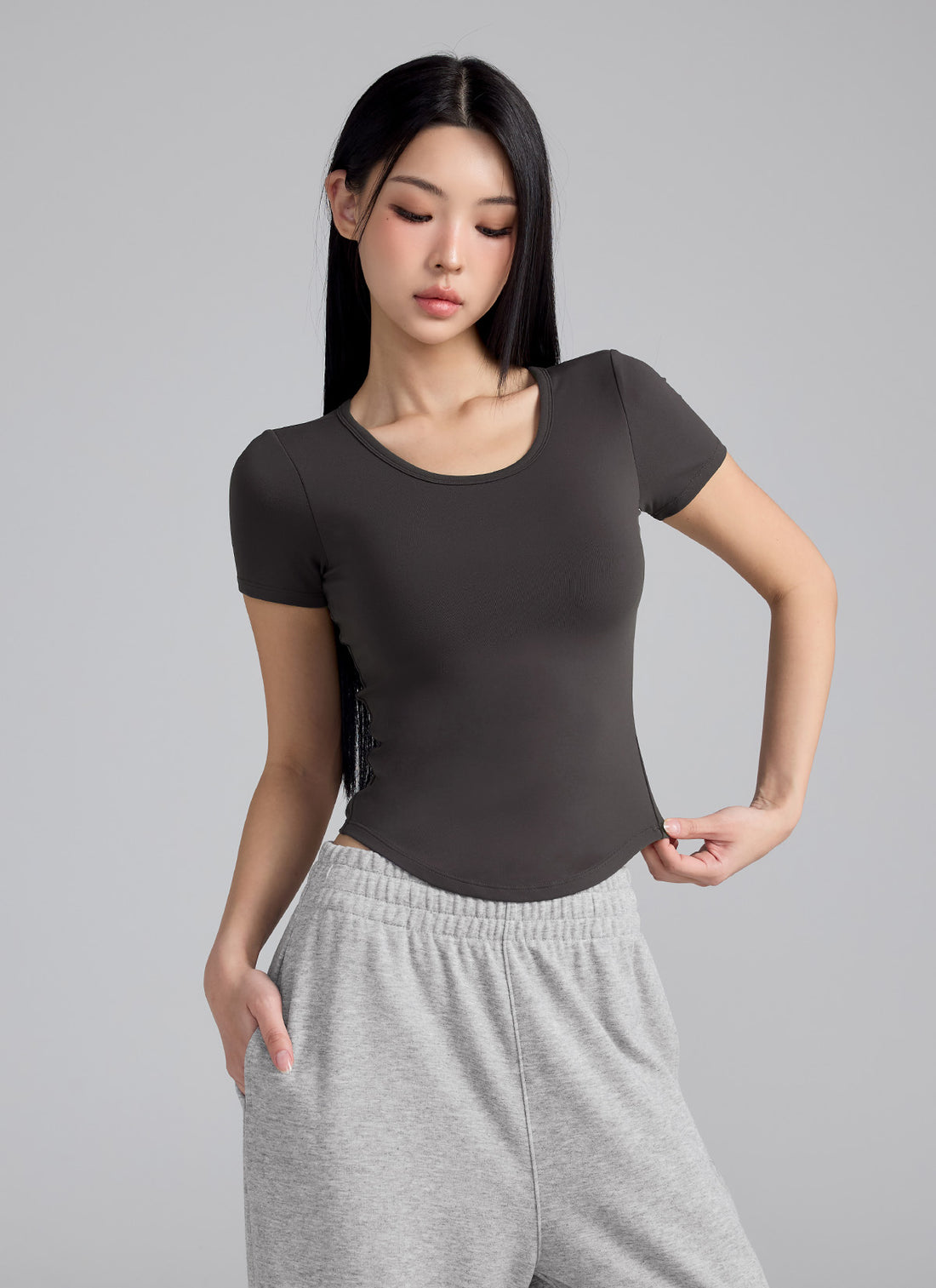 All-in-One In-Pad Short Sleeve - Jet Charcoal