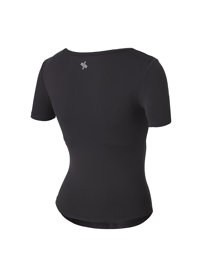 All-in-One In-Pad Short Sleeve - Jet Charcoal