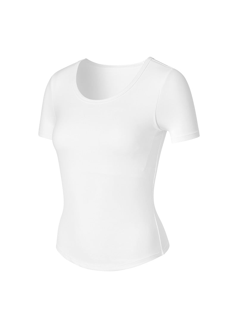 All-in-One In-Pad Short Sleeve - Ivory