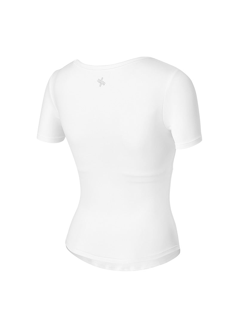 All-in-One In-Pad Short Sleeve - Ivory