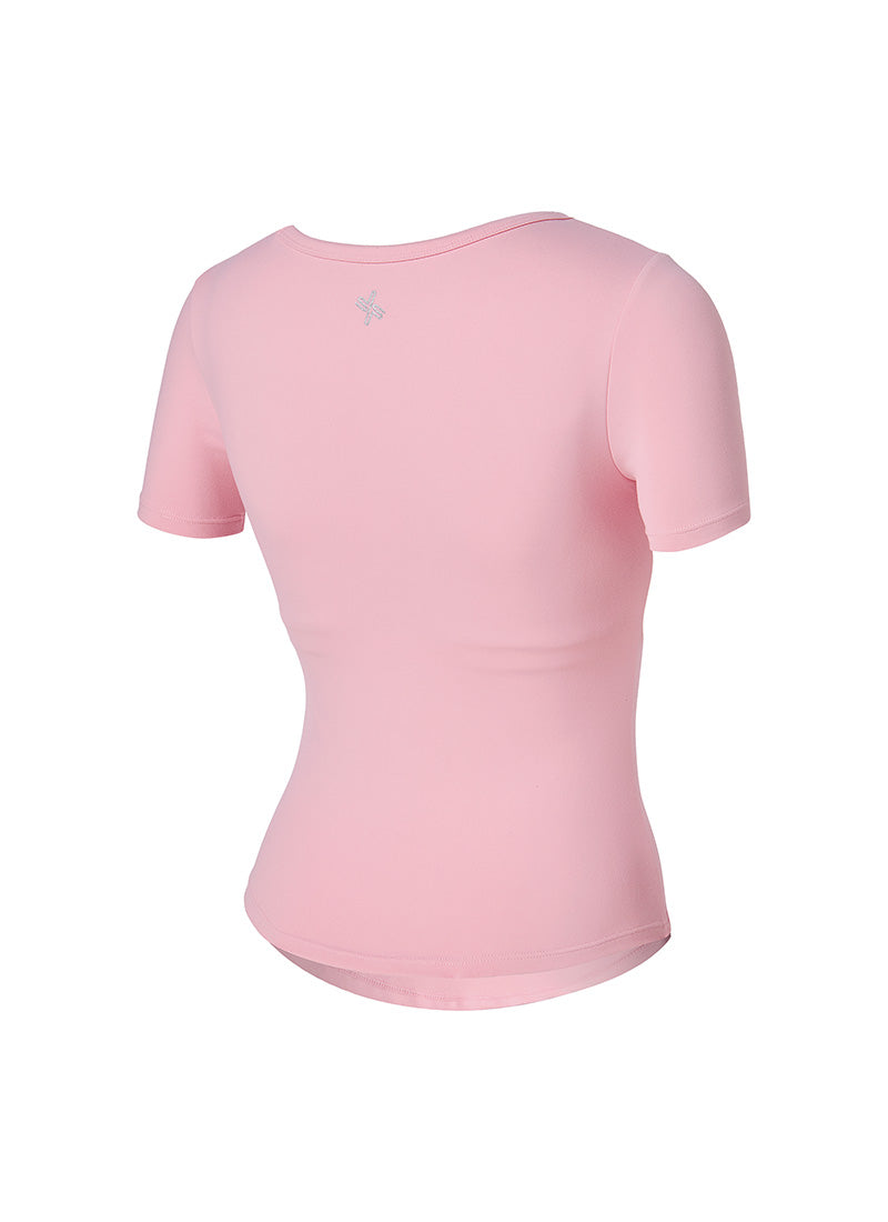 All-in-One In-Pad Short Sleeve - Rosewater