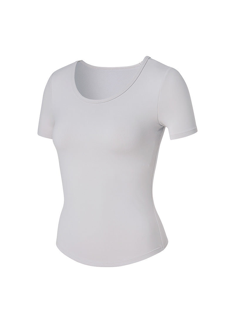 All-in-One In-Pad Short Sleeve - Barely Silver
