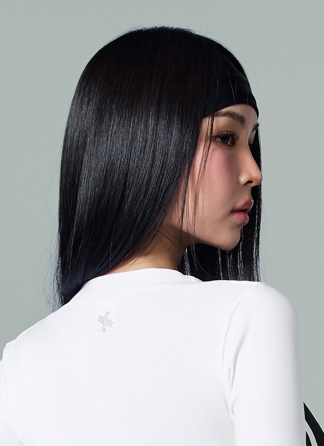 Wide Head-Band (Washing) - Black