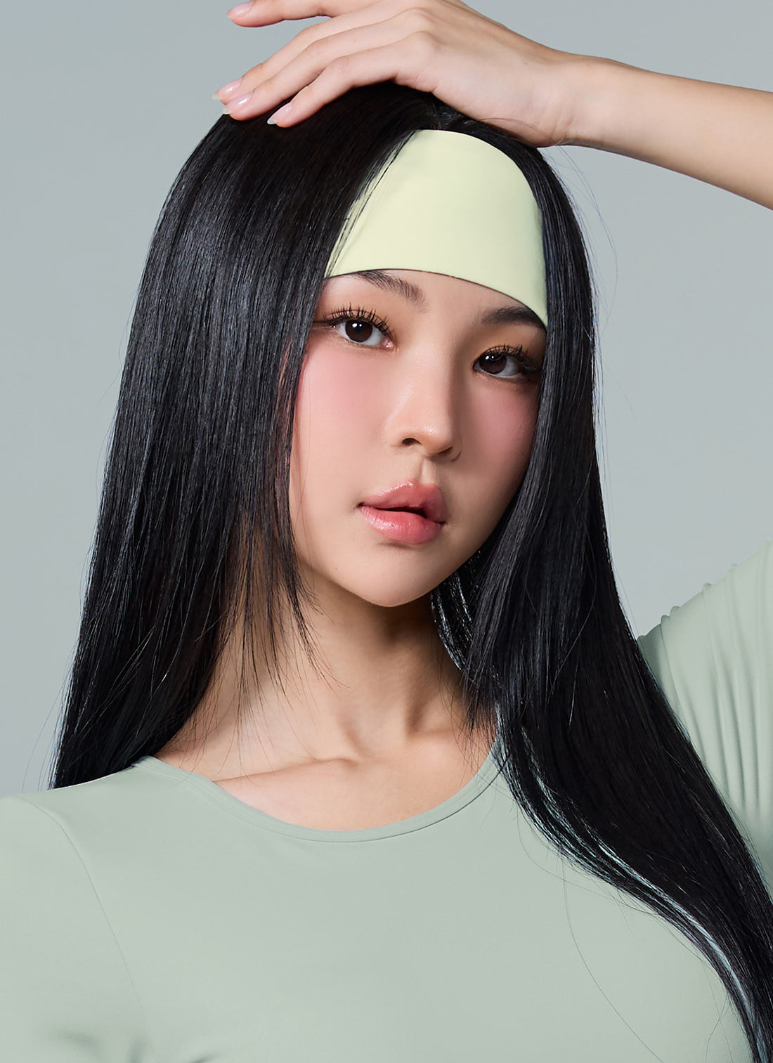 Wide Head-Band (Solid) - Jelly Mint