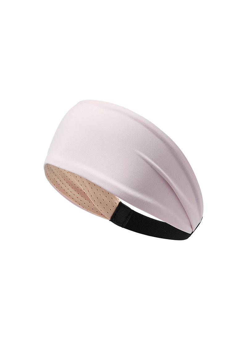Wide Head-Band (Solid) - Pink Swan