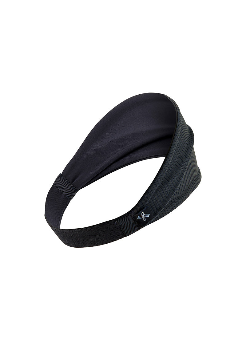 Wide Head-Band (Washing) - Yellow Black
