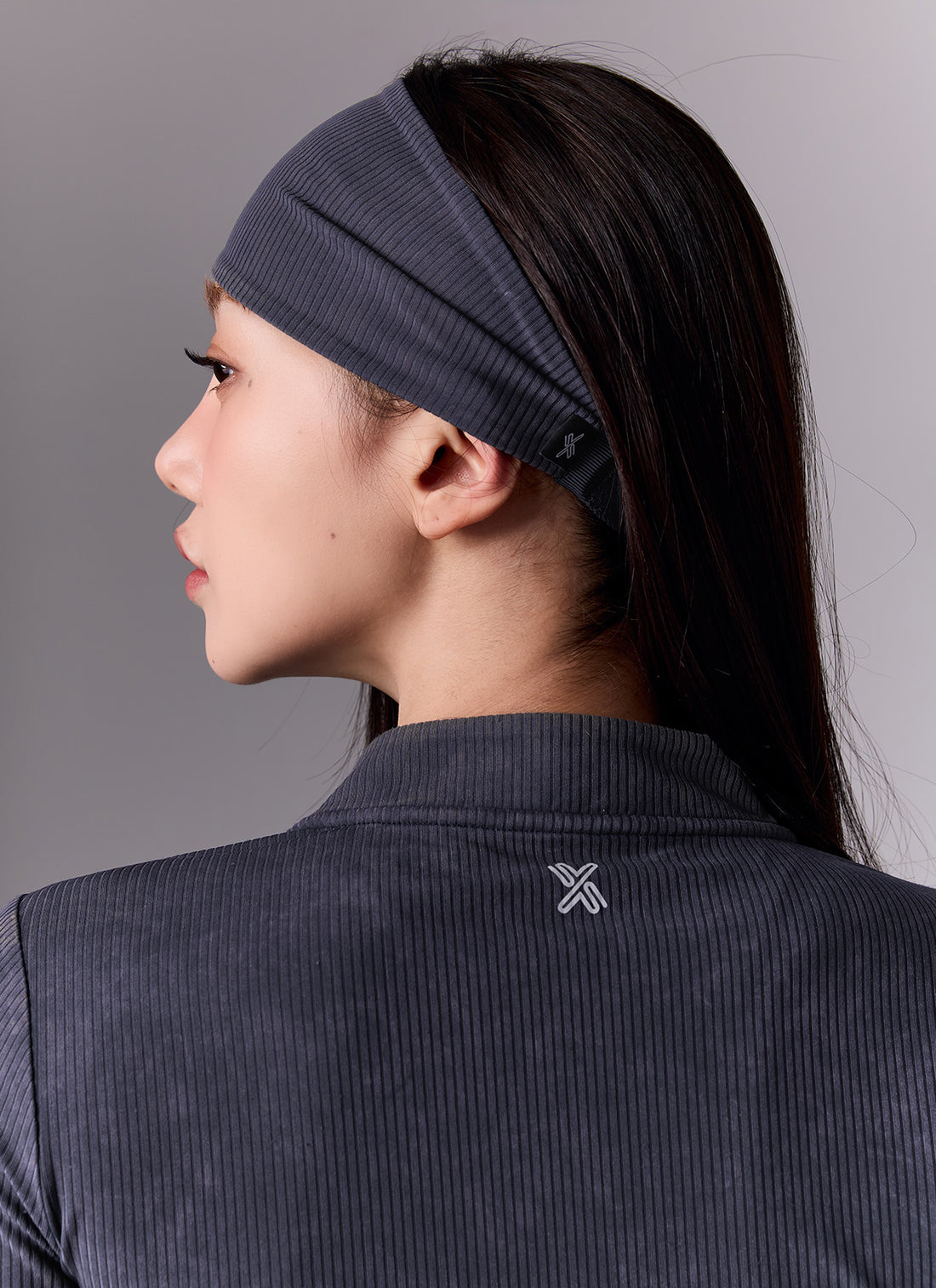 Wide Head-Band (Washing) - Pink Blue