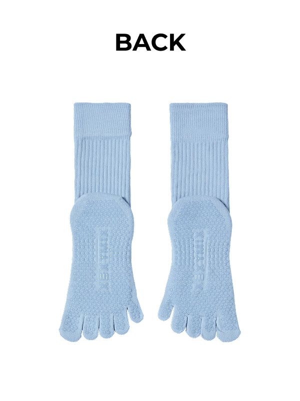 Non-slip Crew Toe Socks