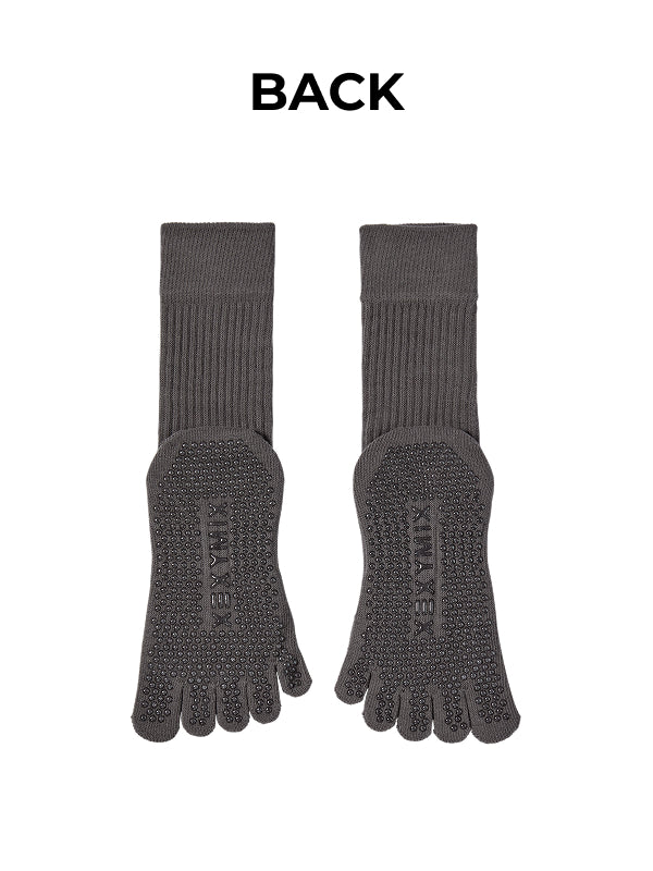 Non-slip Crew Toe Socks