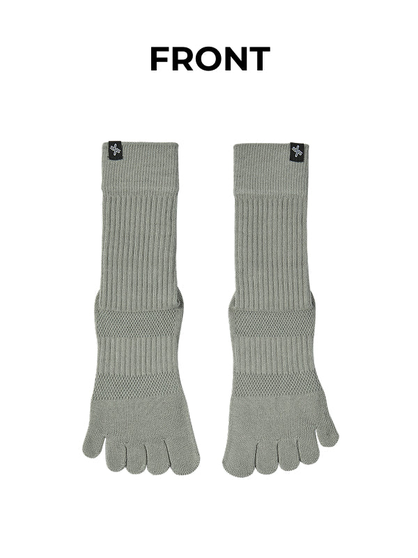 Non-slip Crew Toe Socks