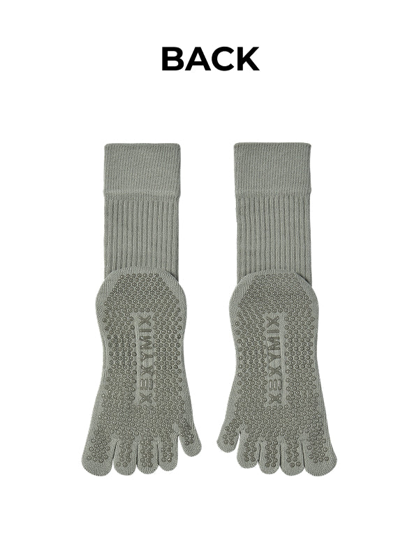 Non-slip Crew Toe Socks