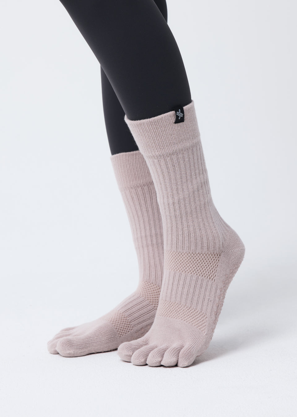 Non-slip Crew Toe Socks