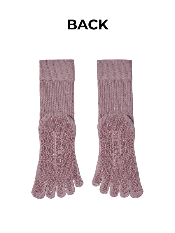 Non-slip Crew Toe Socks