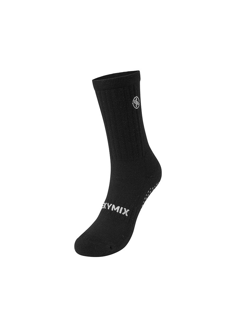 Field Symbol Non-Slip Crew Socks - Black