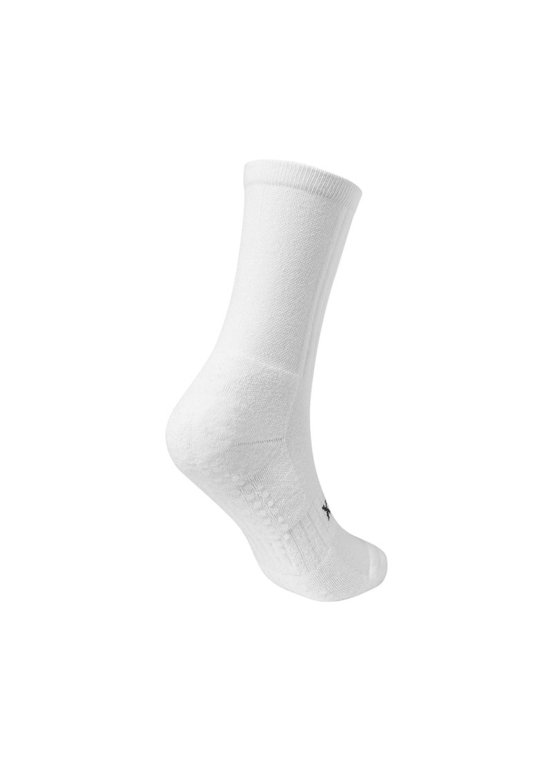 Field Symbol Non-Slip Crew Socks - White