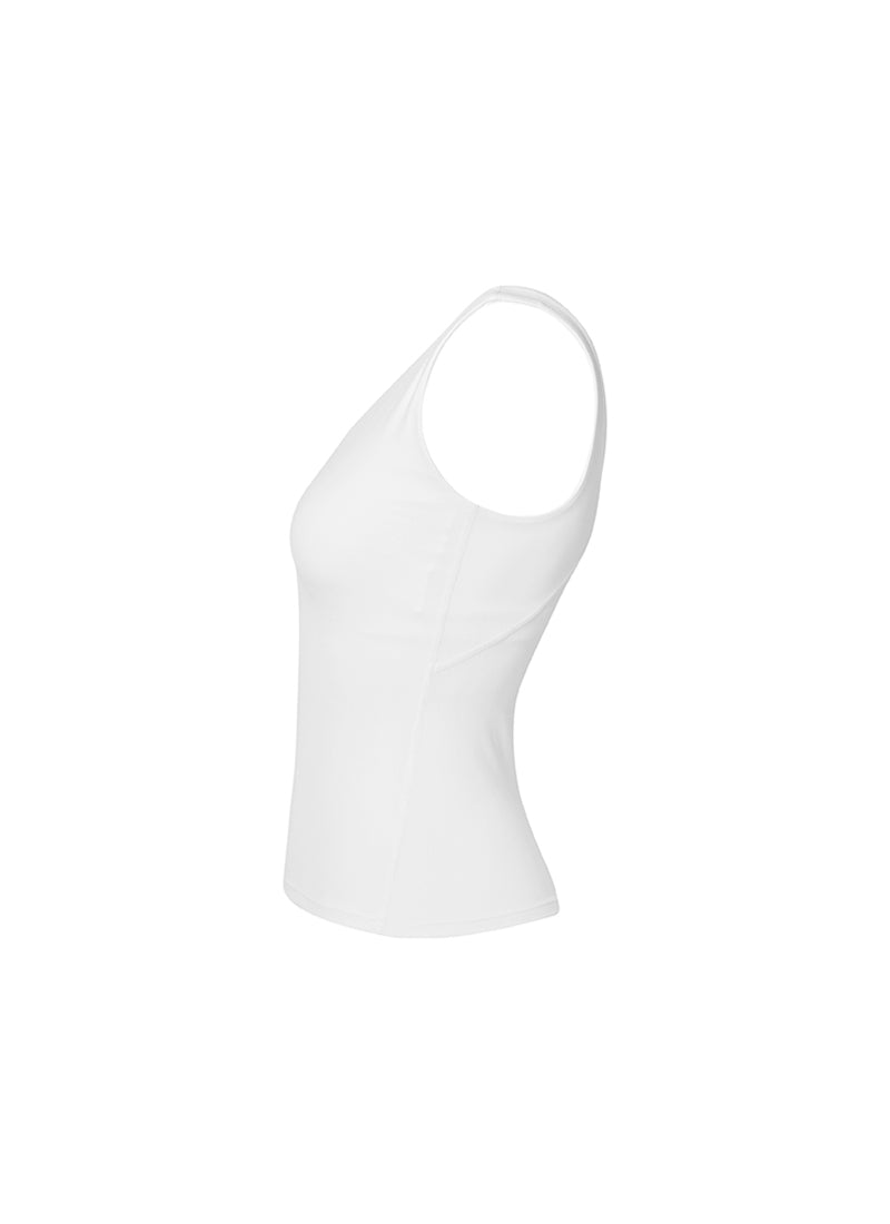 Black Label Signature Breed V-Neck Tank Top - Ivory