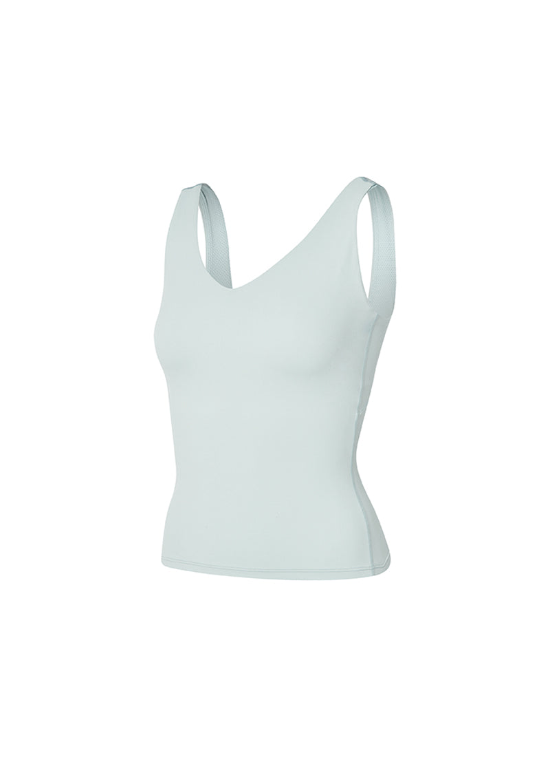 Black Label Signature Breed V-Neck Tank Top - Clear Sky