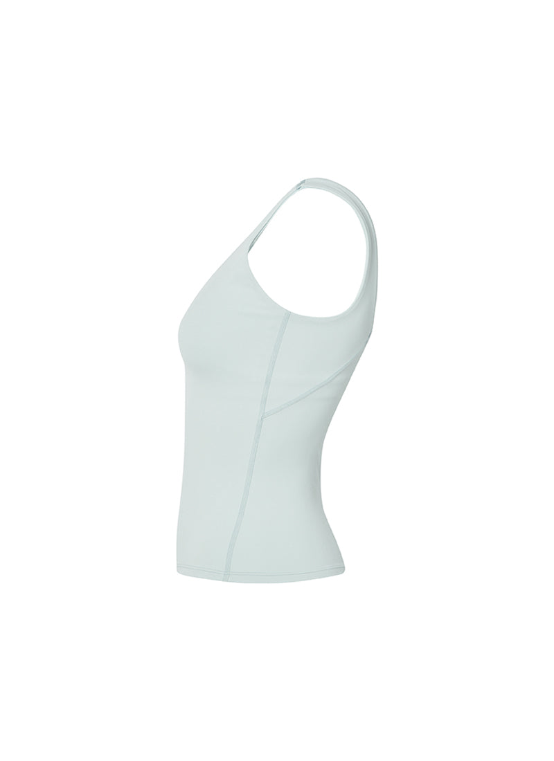 Black Label Signature Breed V-Neck Tank Top - Clear Sky