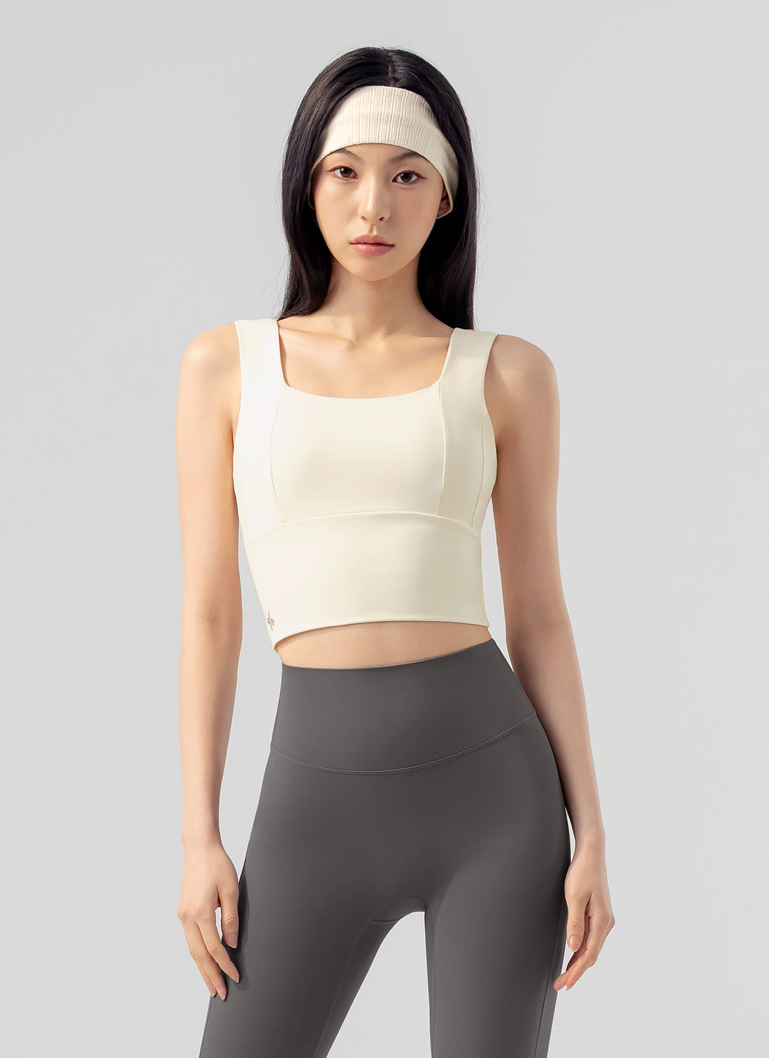 Gloria Square Bra Top - Vanilla Ice