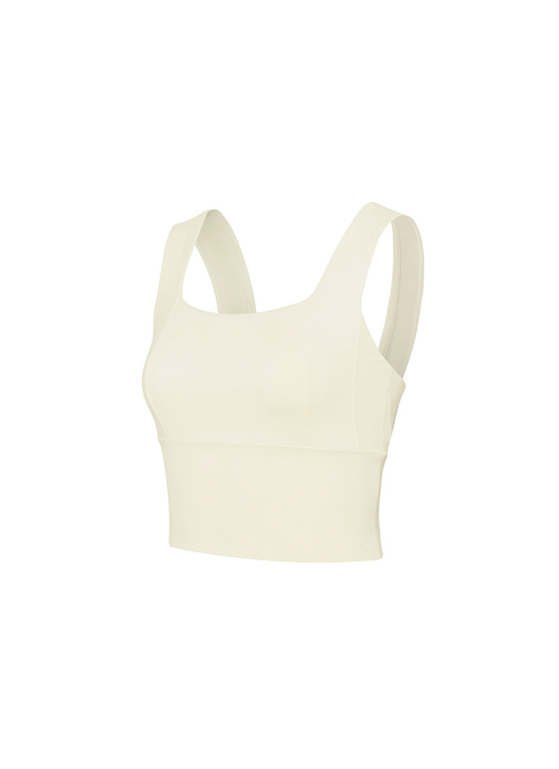 Gloria Square Bra Top - Vanilla Ice