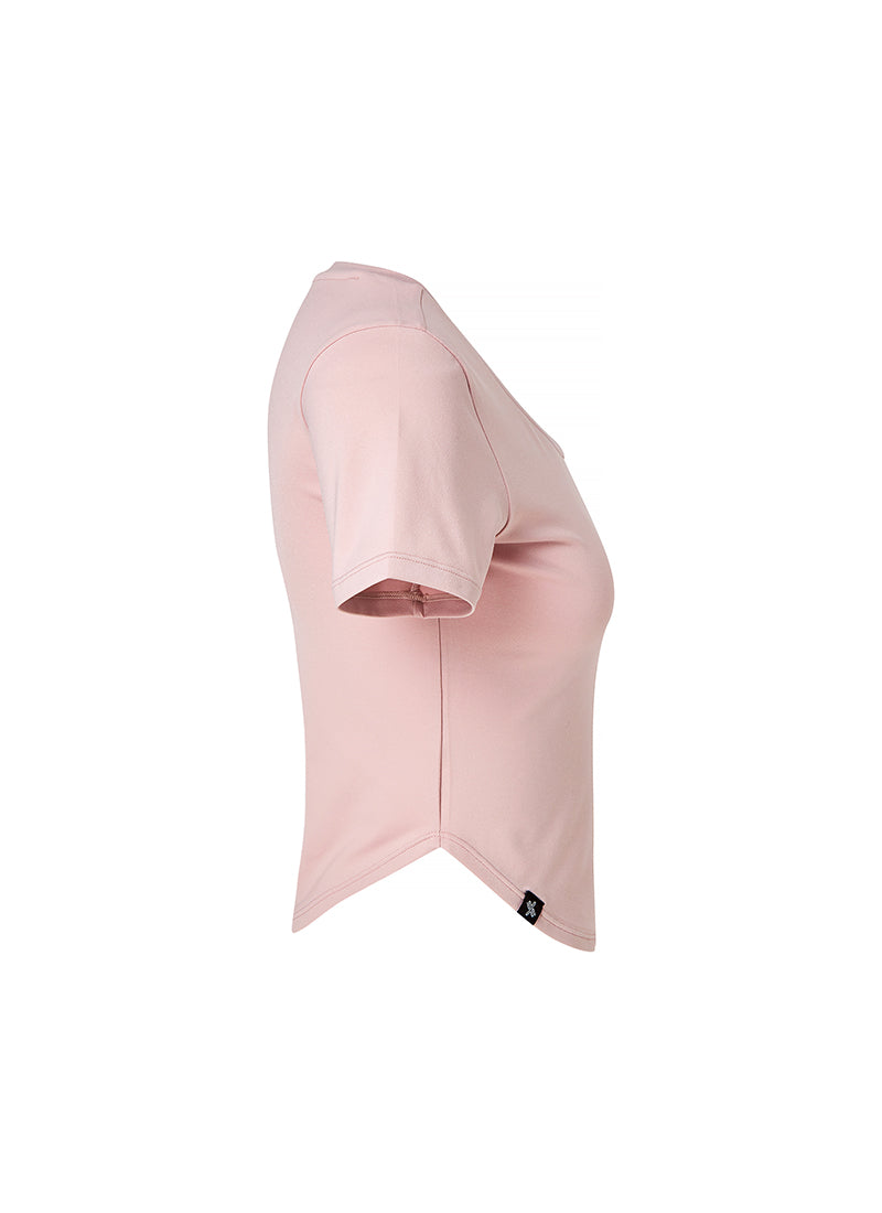 XELLA Light Round Crop Top - Dusty Coral