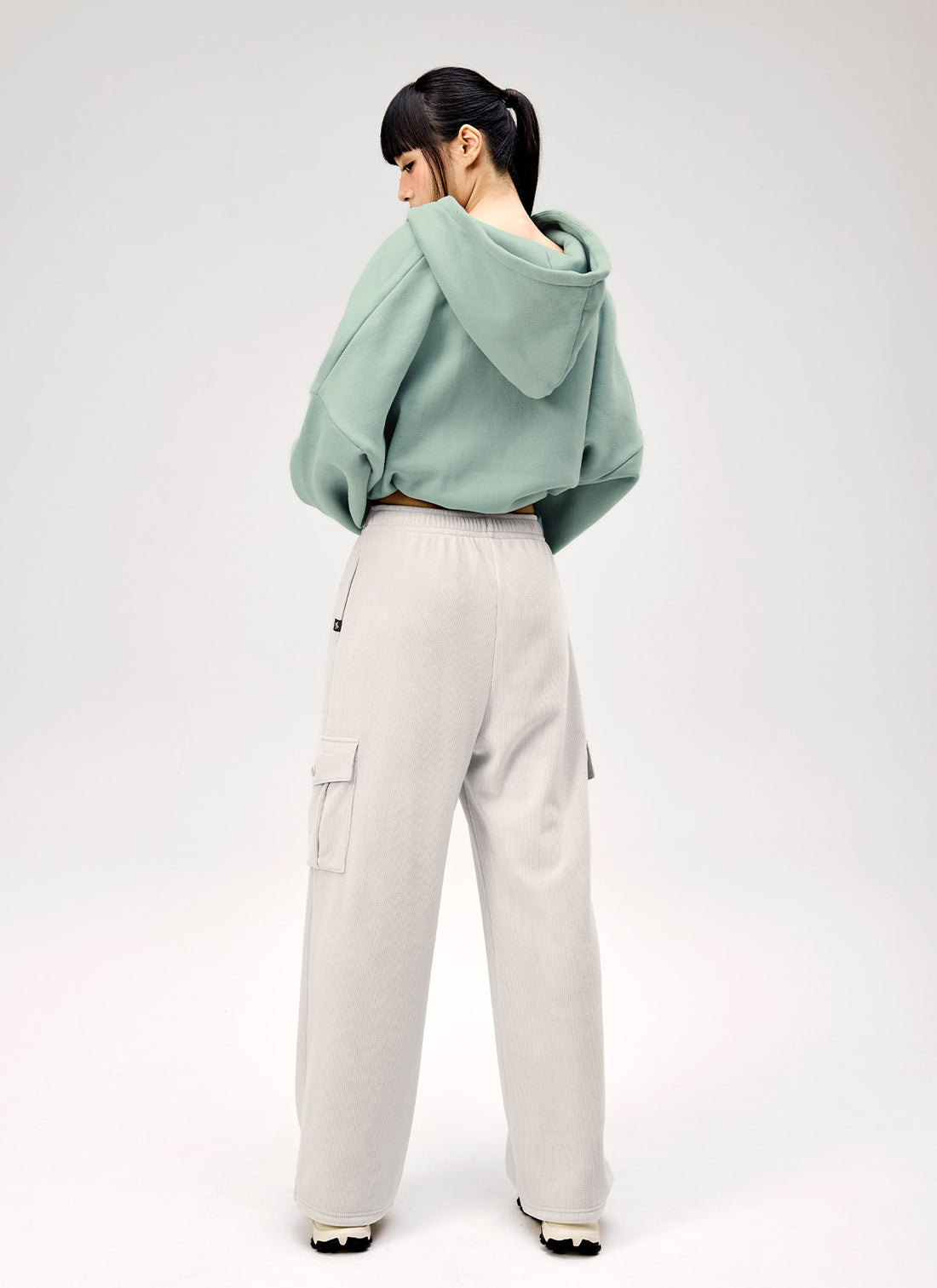 Napping Hood Zip-up - Awesome Mint