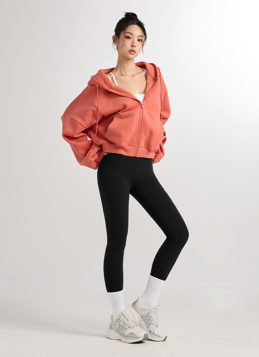 Napping Hood Zip-up - Fiesta Orange