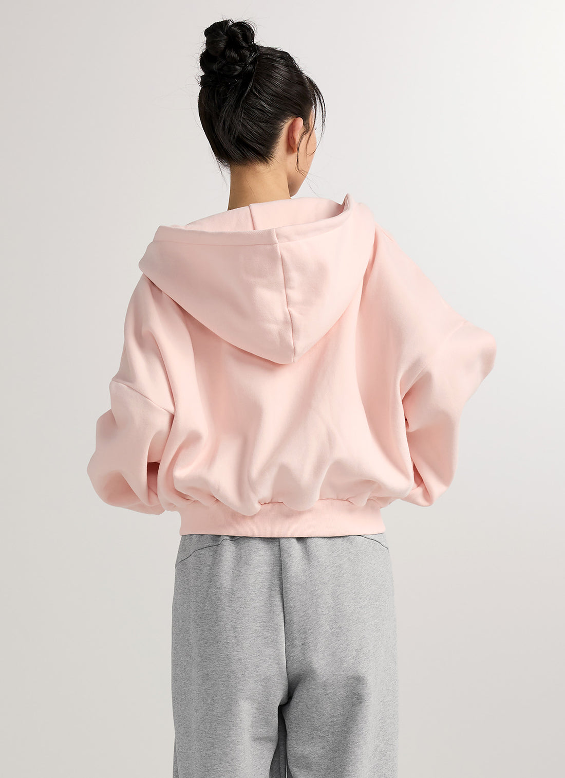 Napping Hood Zip-up - Sepia Pink