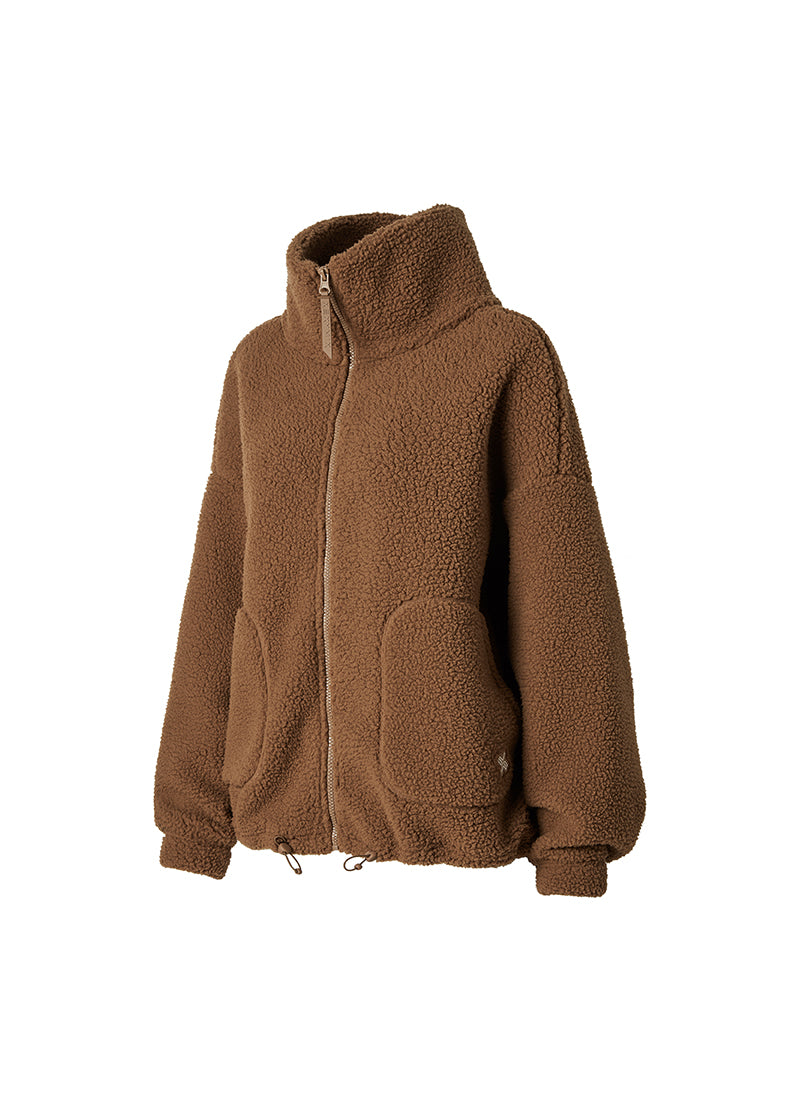 Sherpa High Neck Jumper - Lion