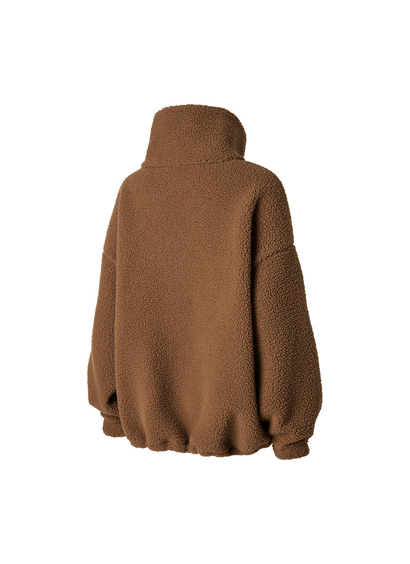 Sherpa High Neck Jumper - Lion