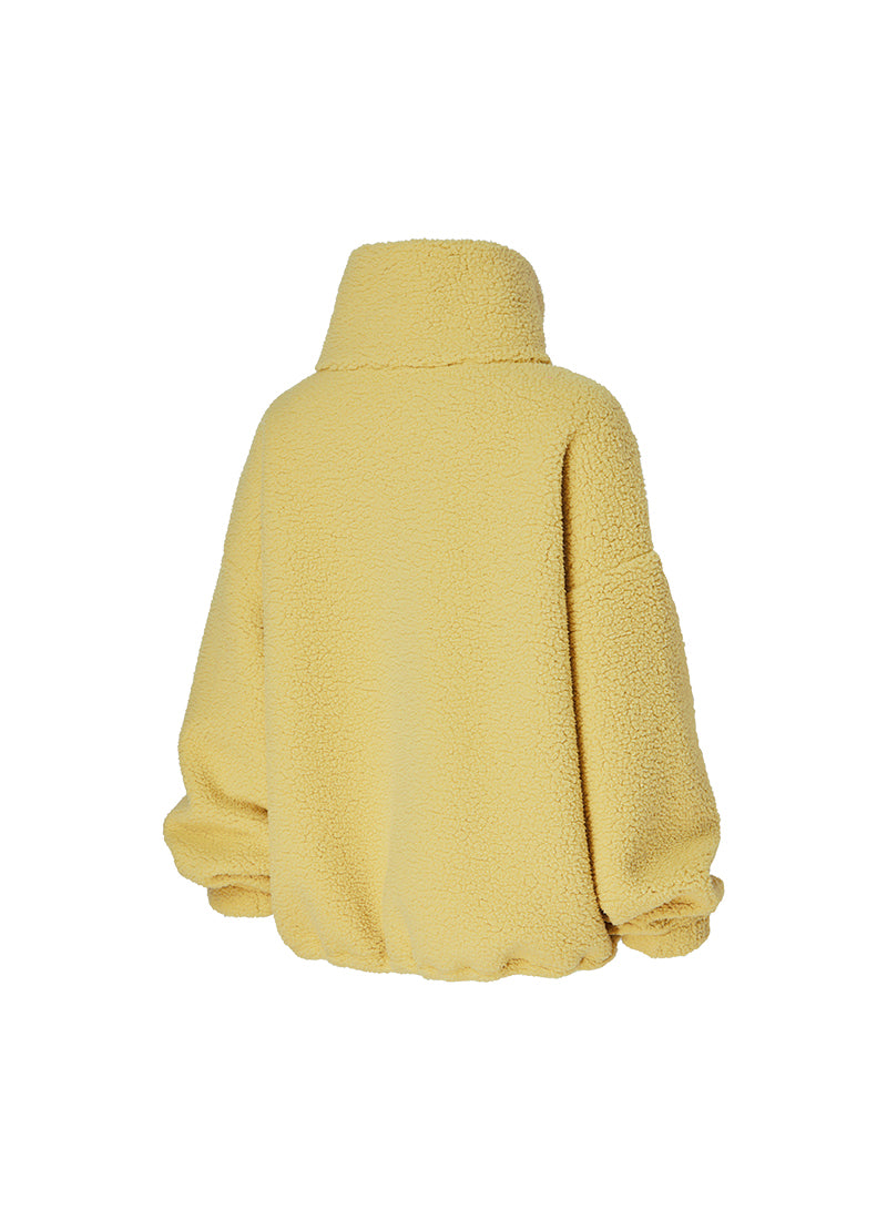 Sherpa High Neck Jumper - Yellow Pampas