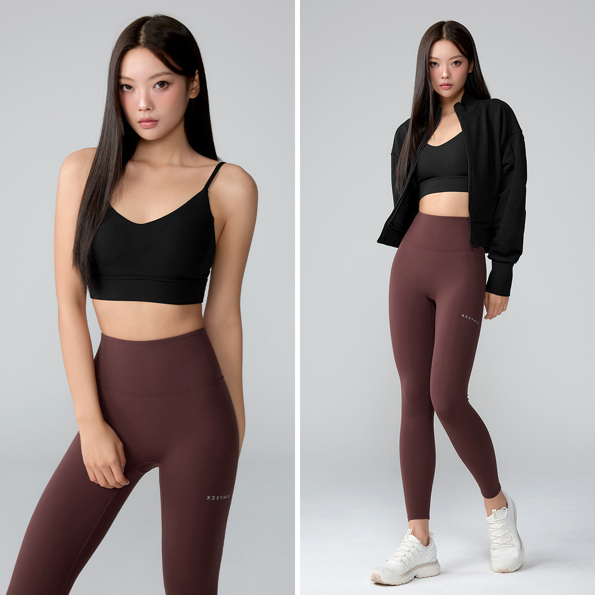 Black Label Signature 360N Leggings - Wind Gray – XEXYMIX Australia