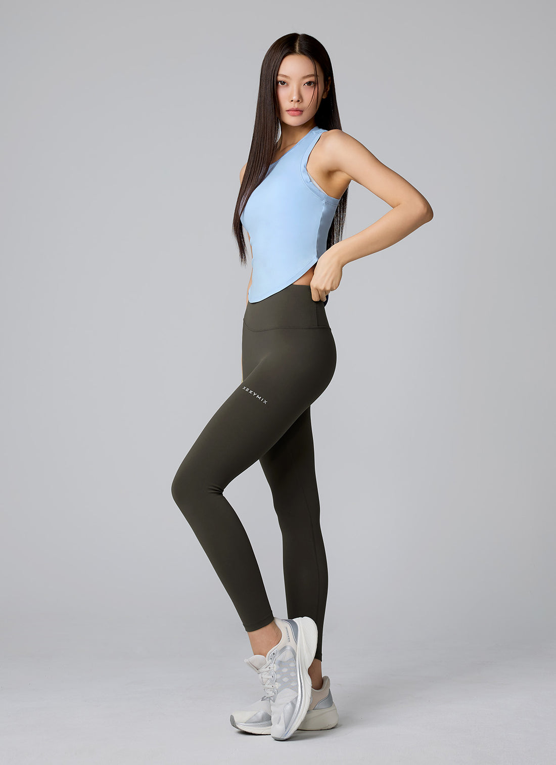 Black Label Signature 360N Leggings - Ghost Kakki