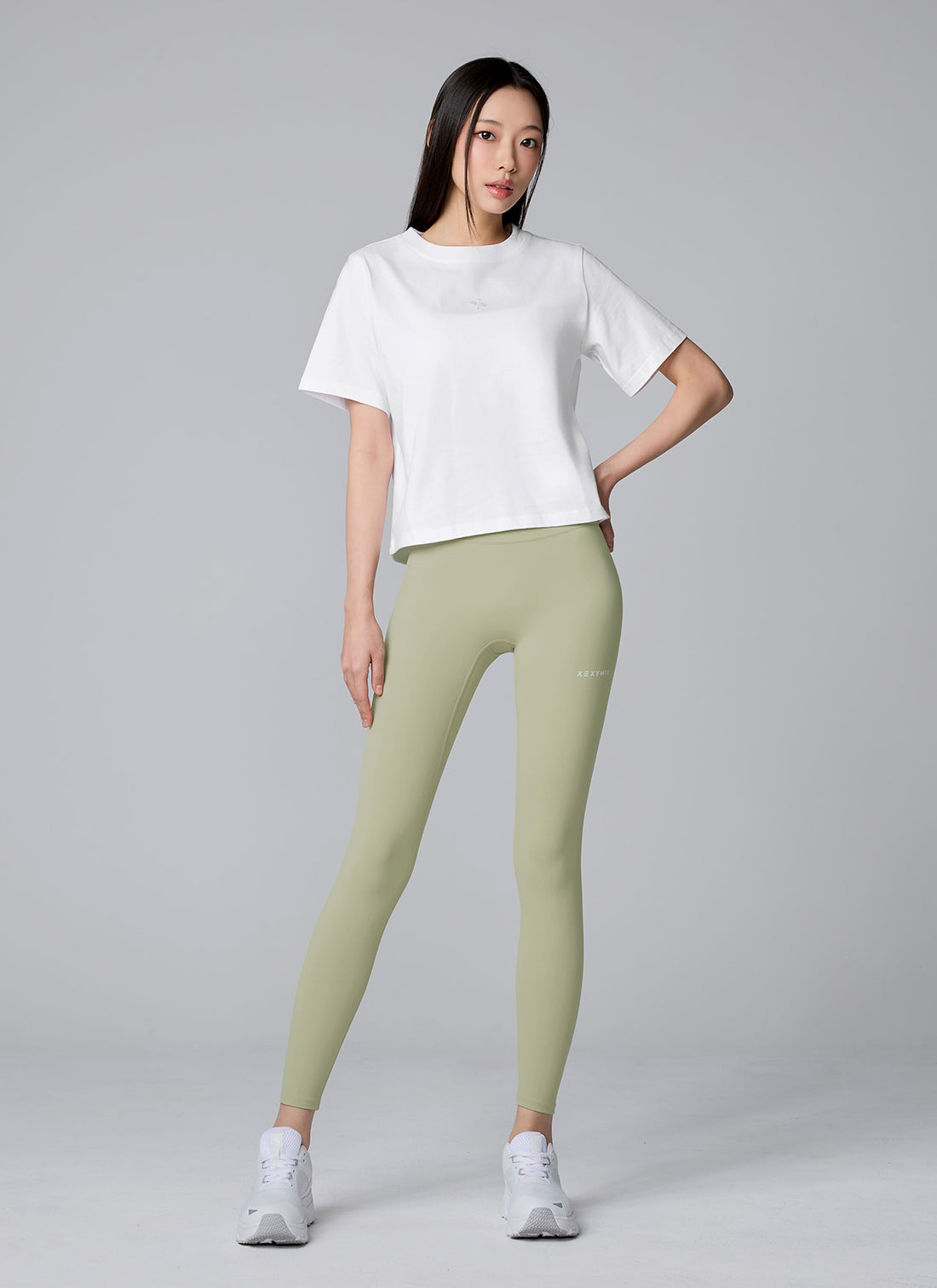Black Label Signature 360N Leggings - Moss Green