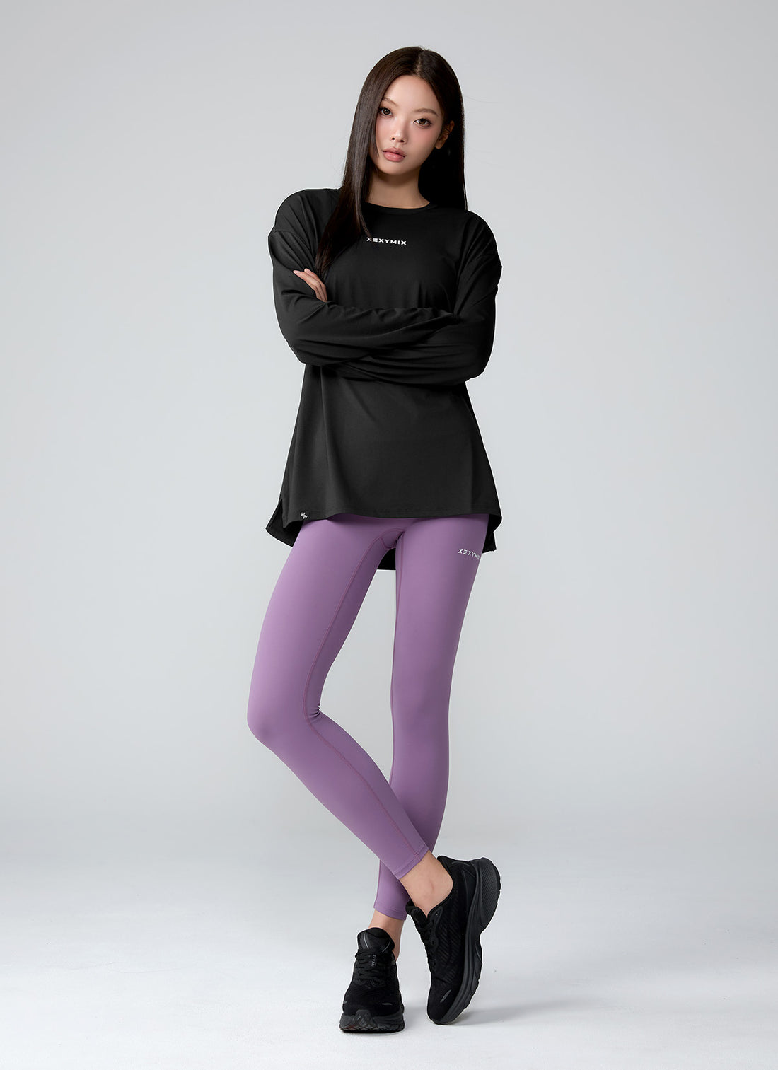 Black Label Signature 360N Leggings - Perfume Violet