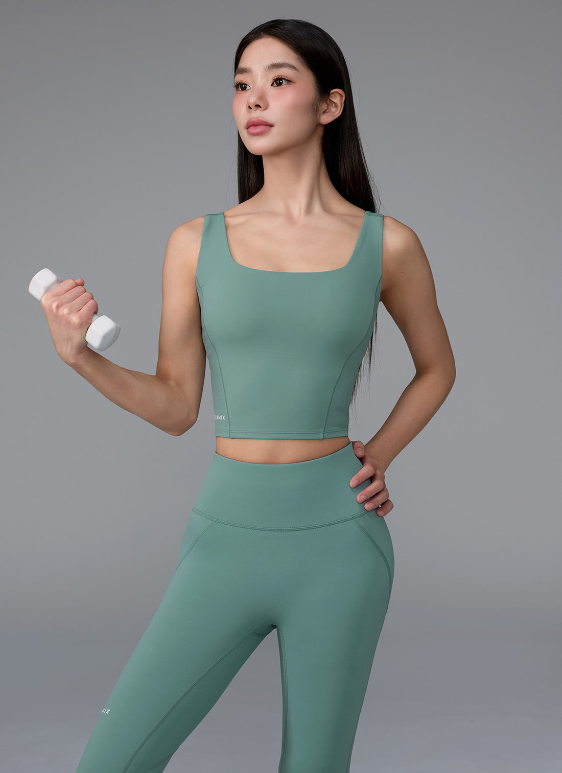 Black Label Signature 380N Leggings - Ash Pine